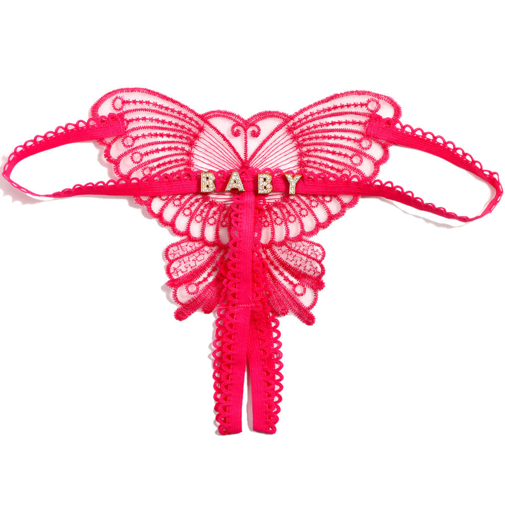 Homoxa™ Open Bottom - Personalized Butterfly Thong
